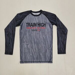 Train High Park City Jiu Jitsu Rashguard Men's Medium Adult Long Sleeve MMA BJJ